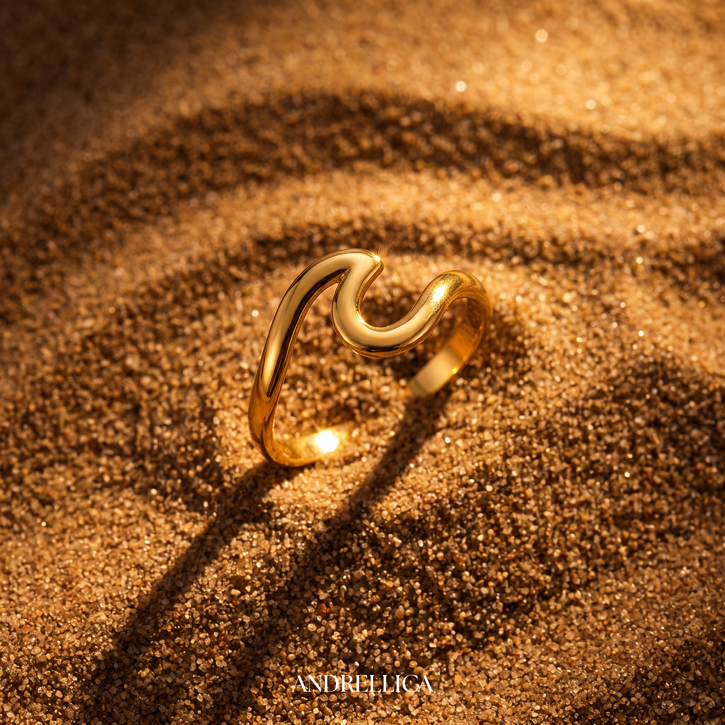 Wave Ring Gold