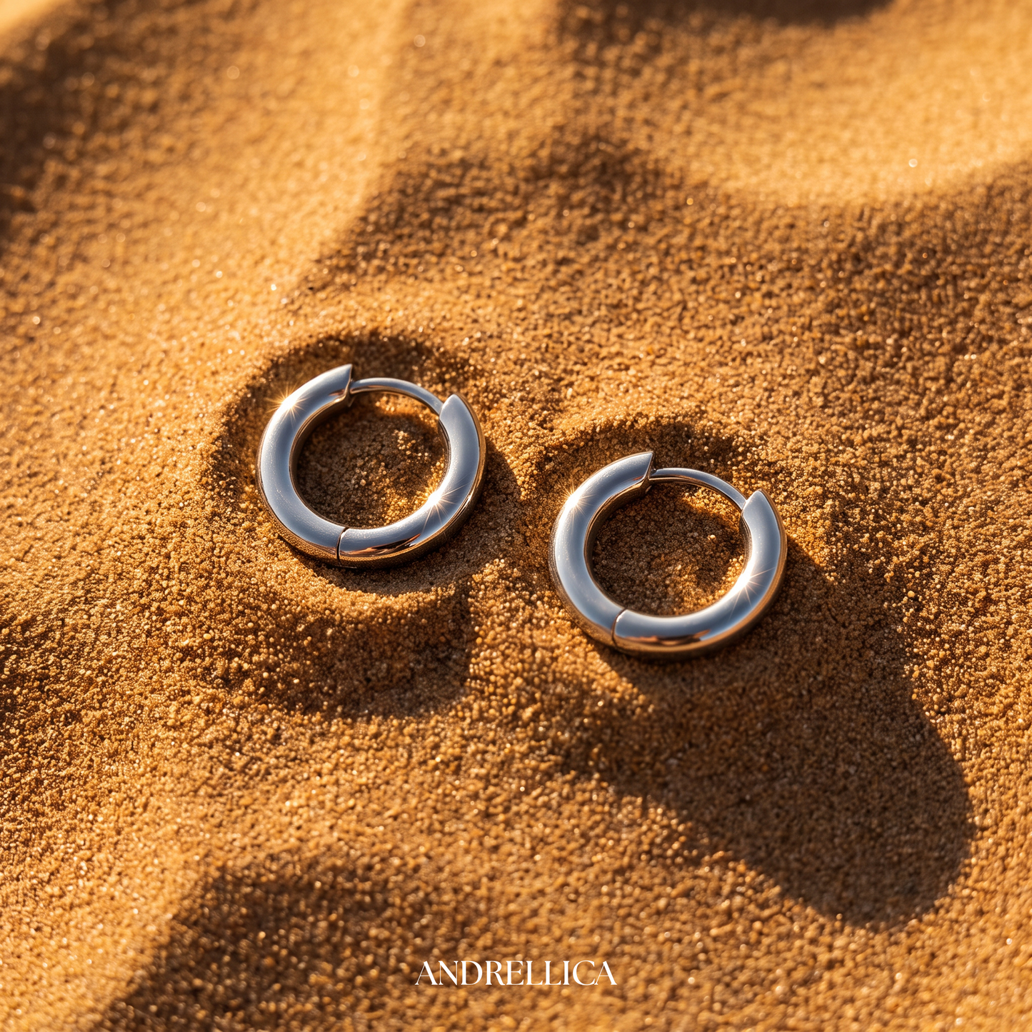 Hoops Mini White Gold