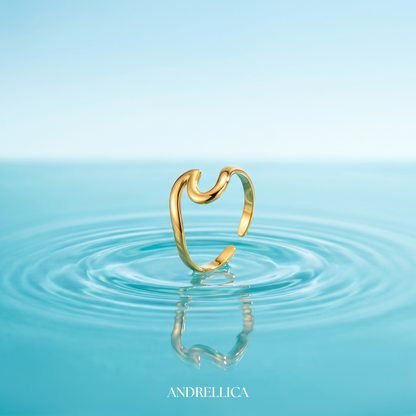 Wave Ring Gold